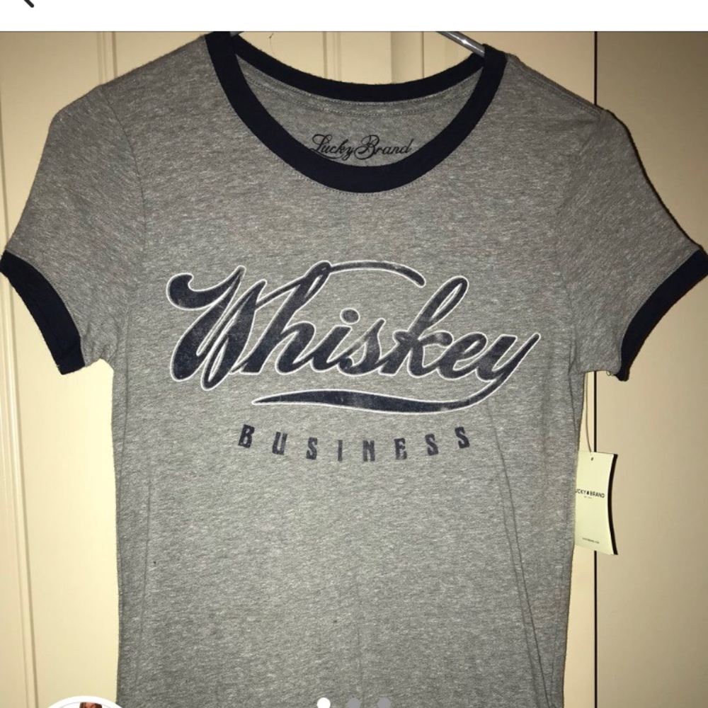 Lucky Brand ringer tee